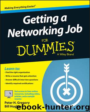 Getting a Networking Job For Dummies (For Dummies (Computers)) by Peter H. Gregory & Bill Hughes