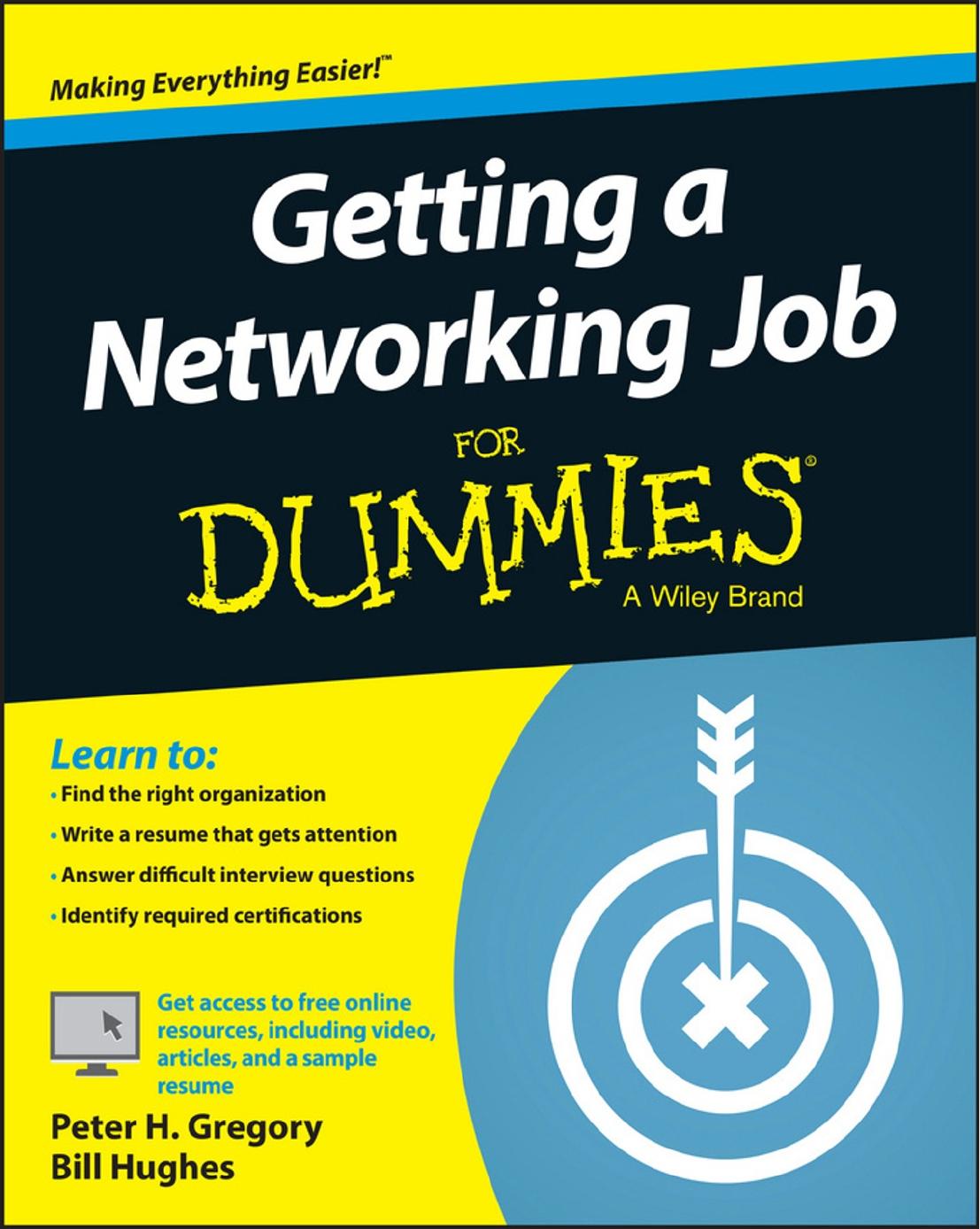 Getting a networking job for dummies by Peter H Gregory; Bill Hughes