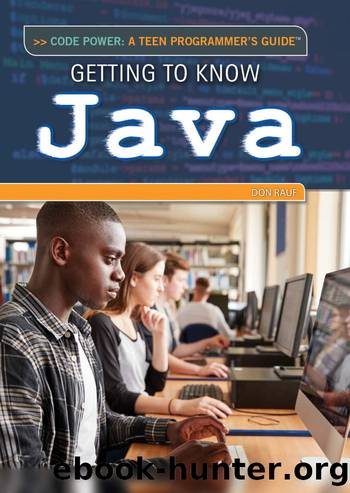 Getting to Know Java by Rauf Don;