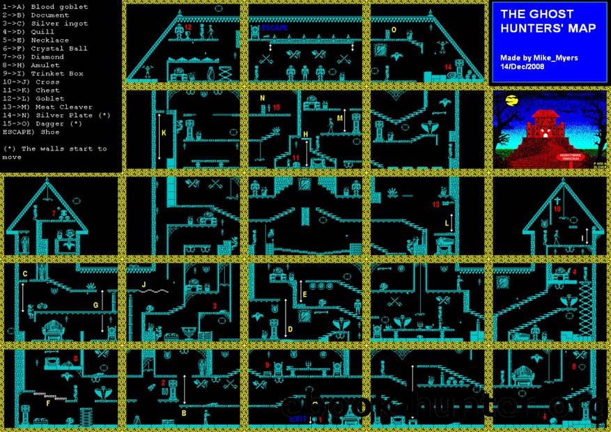 Ghost Hunters [48k]-map by Unknown