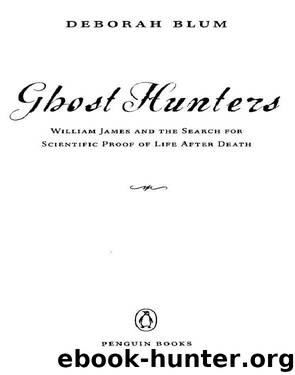Ghost Hunters by Deborah Blum