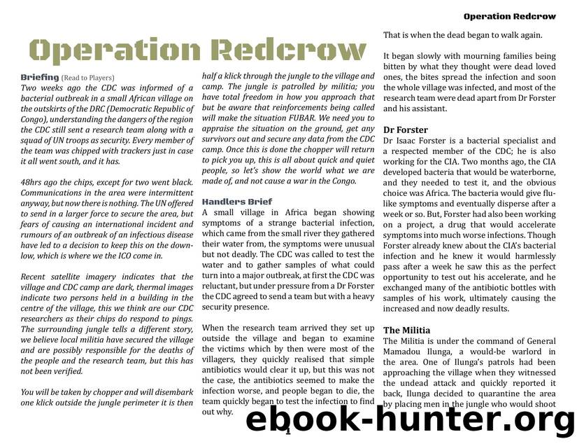 Ghost Ops by Operation Redcrow