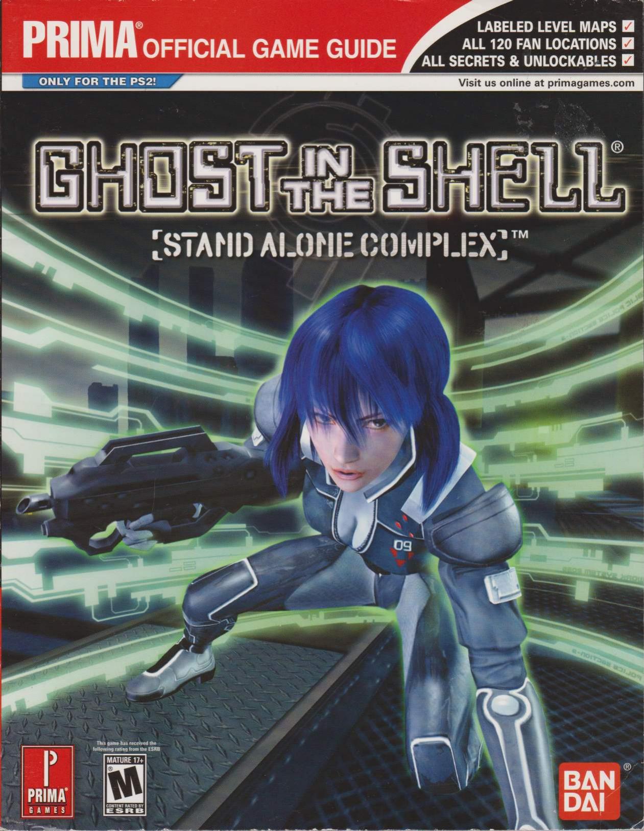 Ghost in the Shell by Stand Alone Complex PS2 (Prima Strategy Guide)