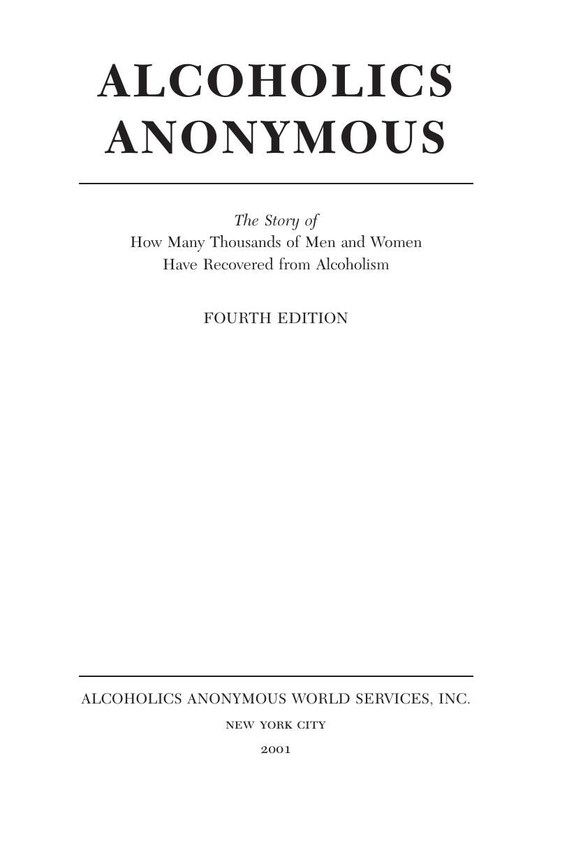 Ghostscript wrapper for H:earsharedownloads\AA\AA Big Book 4th Edition - individual chapters\The Big Book 101 en_bigbook_titlepage.pdf by Unknown