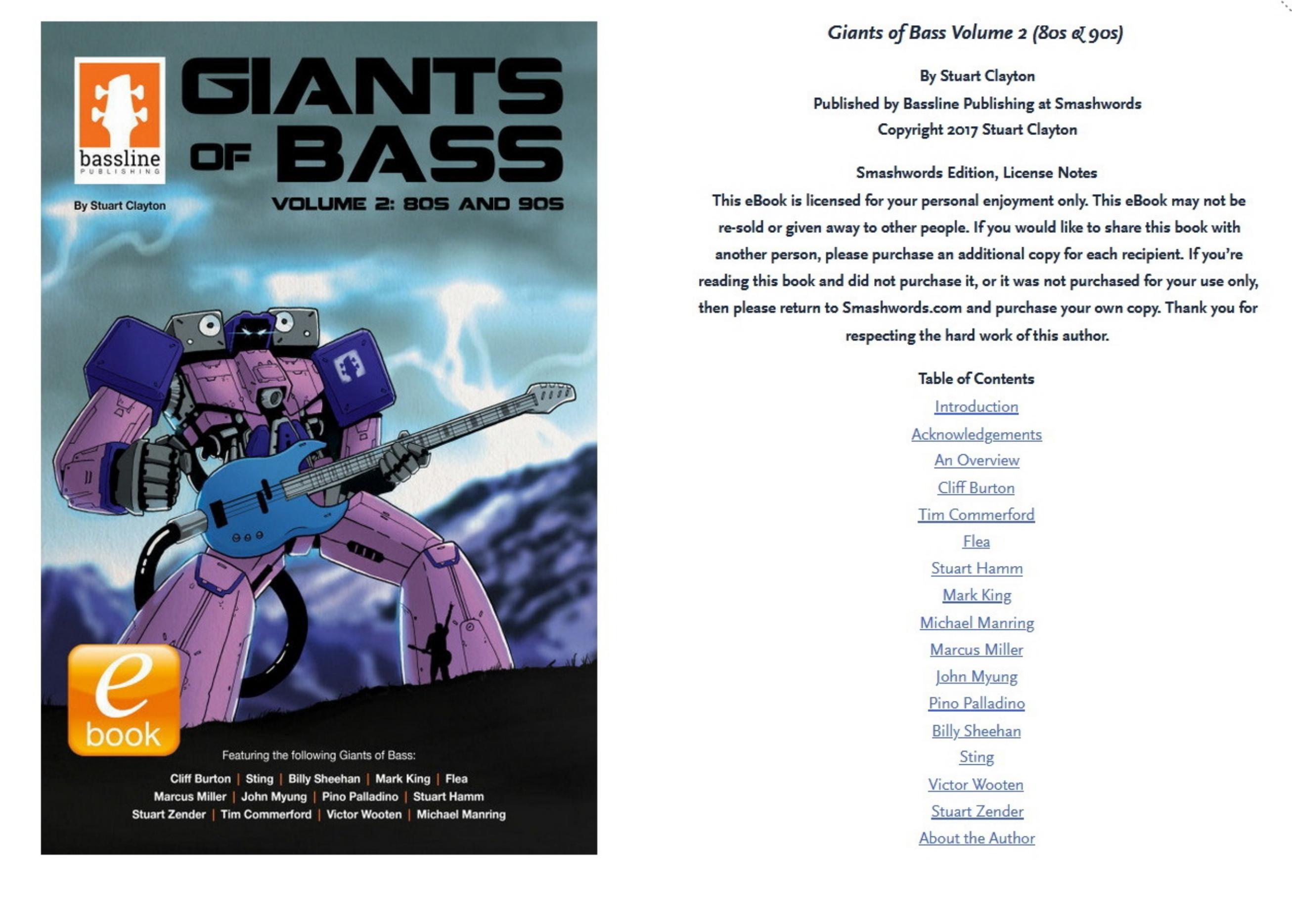 Giants of Bass. Volume 2. 80s & 90s. by Clayton Stuart