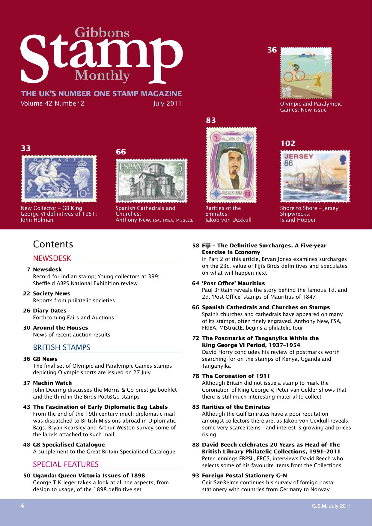 Gibbons Stamp Monthly.2011.07 by Unknown