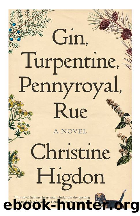 Gin, Turpentine, Pennyroyal, Rue by Christine Higdon