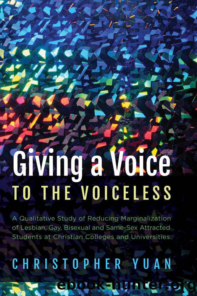 Giving a Voice to the Voiceless by Christopher Yuan