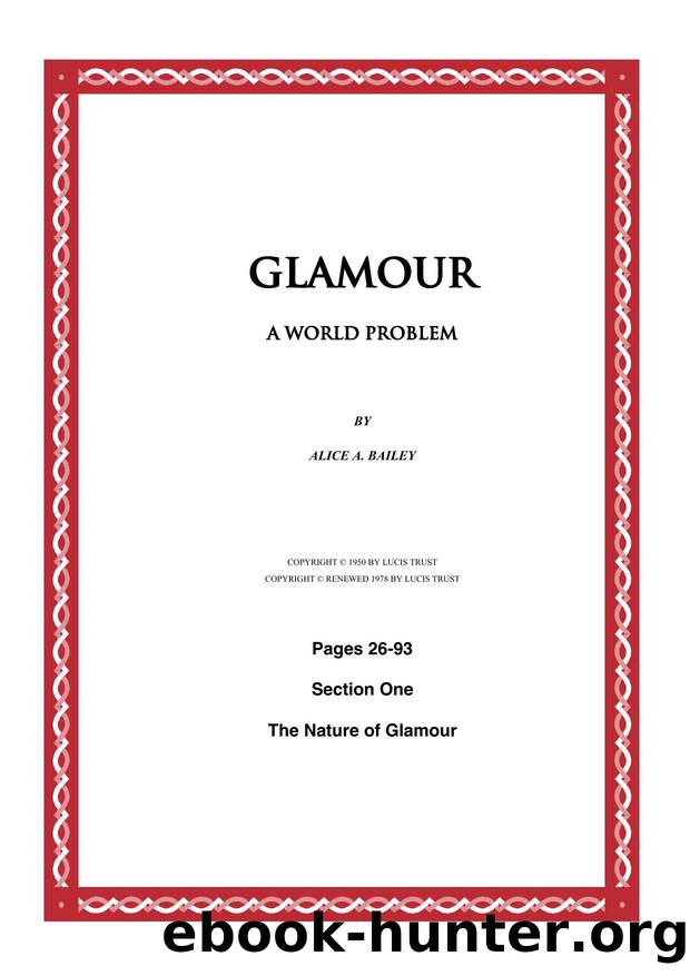 Glamour A World Problem by Unknown