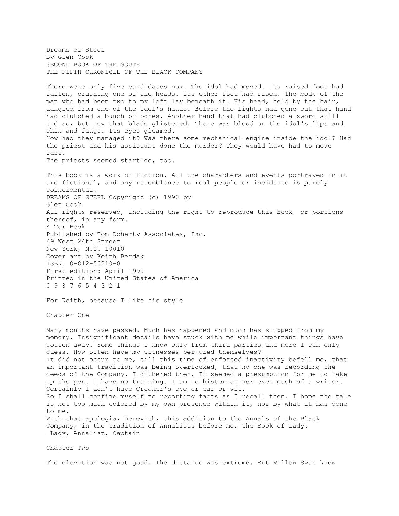 Glen Cook - Black Company 2-2 by harry