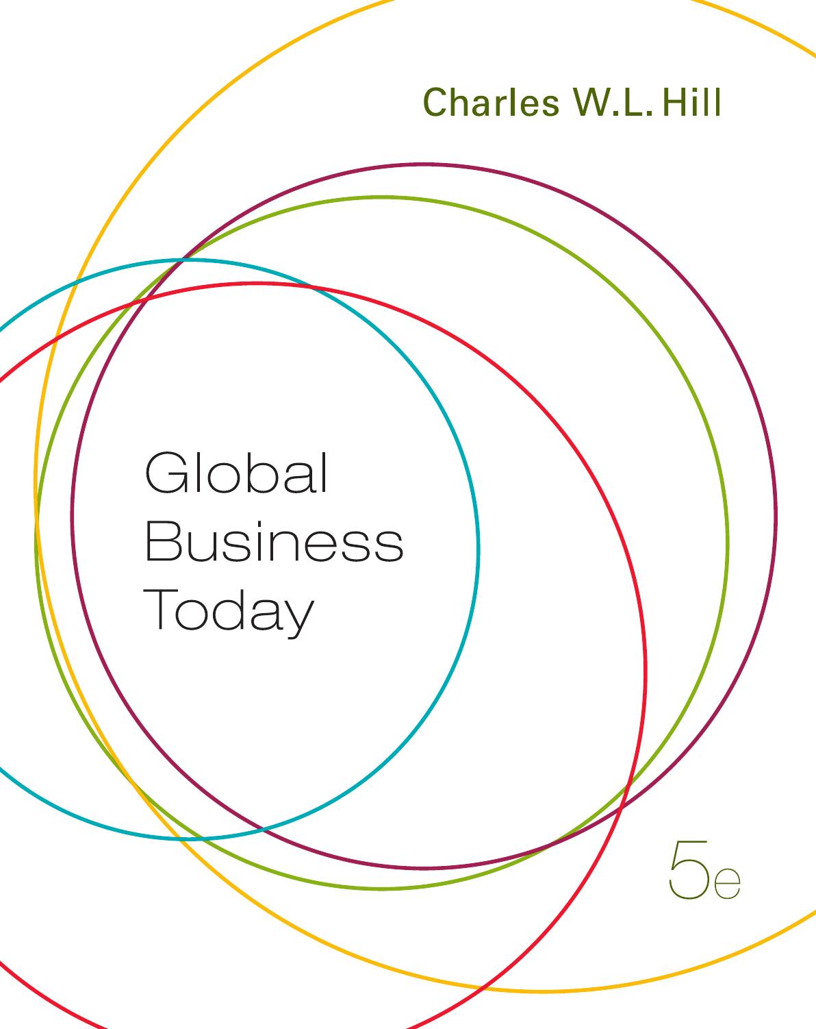 Global Business Today (Fifth edition) by Charles W. L. Hill