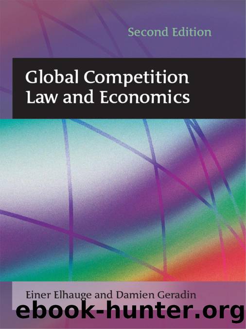 Global Competition Law and Economics by Einer Elhauge;Damien Geradin;