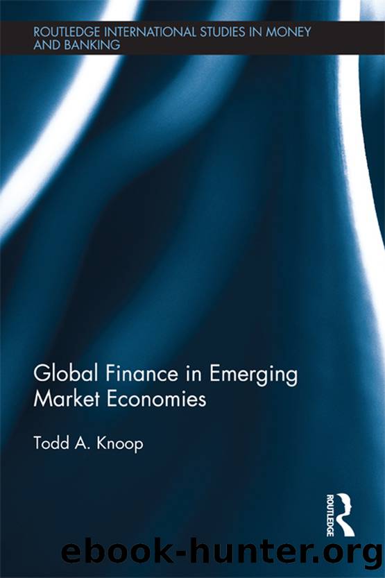 Global Finance in Emerging Market Economies by Knoop Todd;