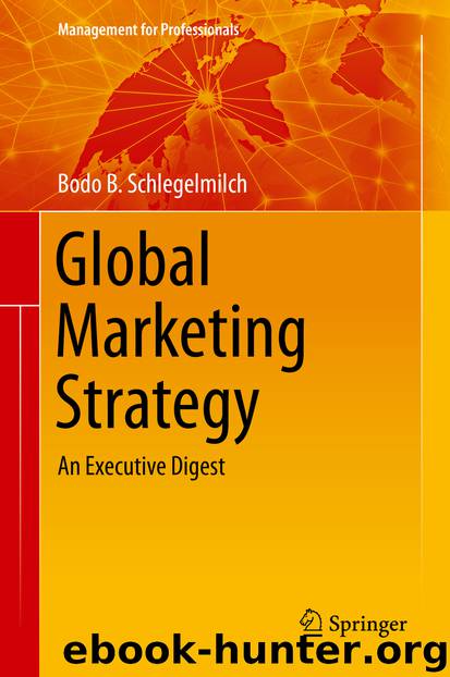 Global Marketing Strategy by Bodo B. Schlegelmilch
