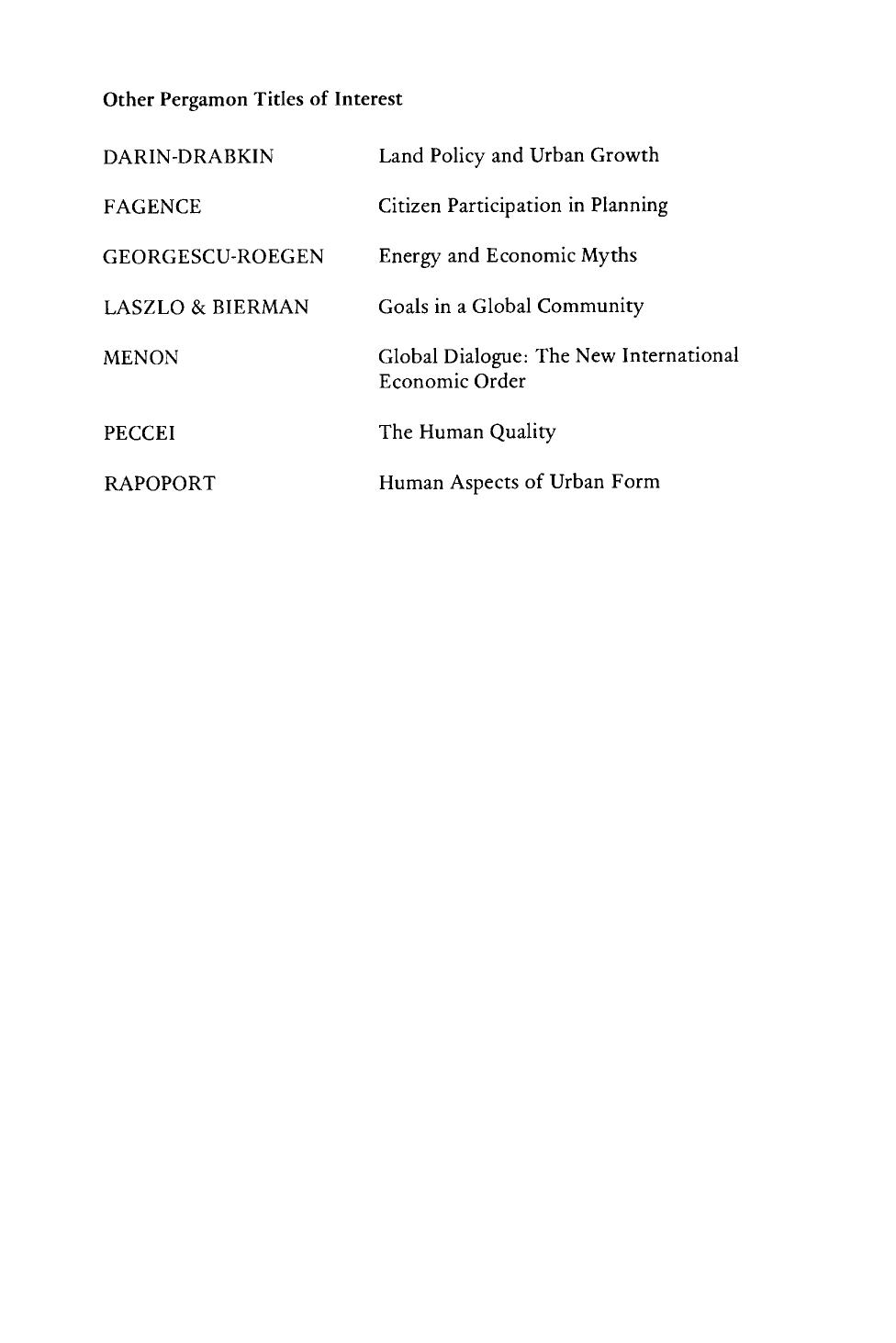 Global Models and the International Economic Order. A Paper for the United Nations Institute for Training and Research Project on the Future by Sam Cole (Auth.)