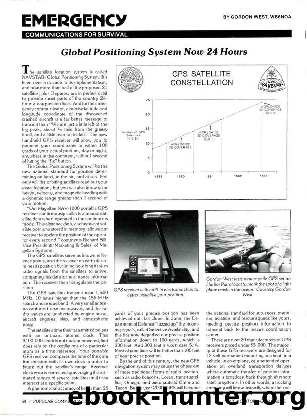 Global Positioning System Now 24 Hours by Unknown