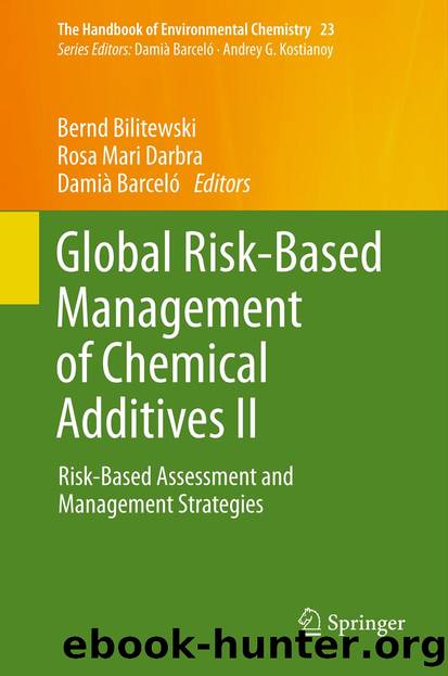 Global Risk-Based Management of Chemical Additives II by Bernd Bilitewski Rosa Mari Darbra & Damià Barceló