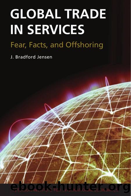 Global Trade in Services : Fear, Facts and Offshoring by J. Bradford Jensen