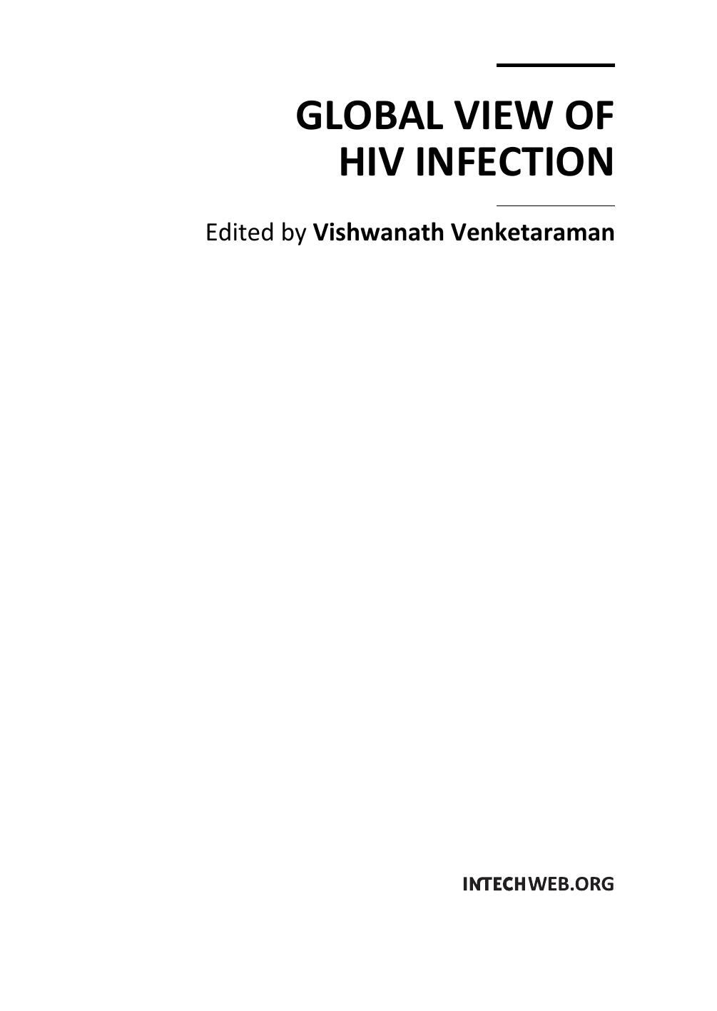 Global View of HIV Infection by V. Venketaraman