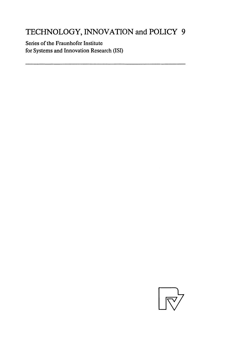 Globalisation of R&D and Technology Markets: Consequences for National Innovation Policies by Frieder Meyer-Krahmer (auth.) Professor Dr. Frieder Meyer-Krahmer (eds.)