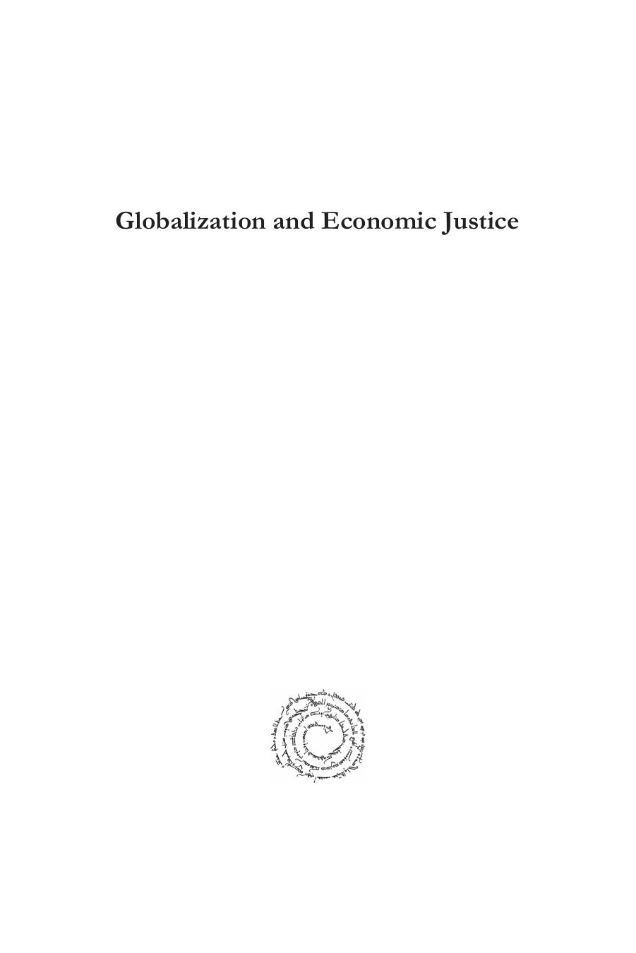 Globalization and Economic Justice: From Terrorism to Global Peace by K K Kuriakose