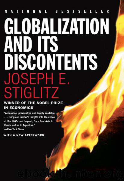 Globalization and Its Discontents (Norton Paperback) by Stiglitz Joseph E