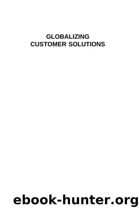 Globalizing Customer Solutions : The Enlightened Confluence of Technology, Innovation, Trade, and Investment by Edmund B. Fitzgerald