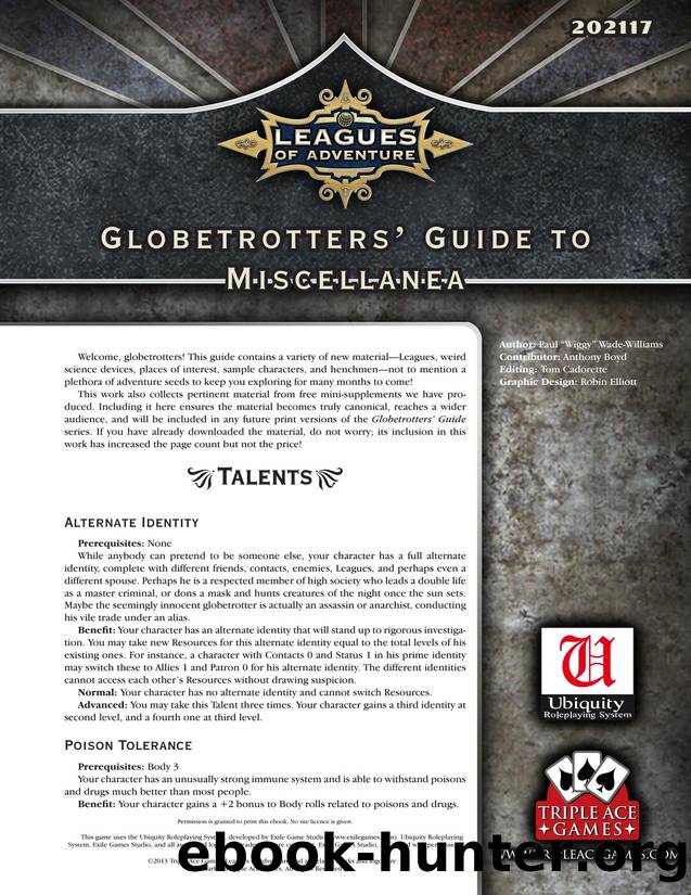 Globetrotters Guide to Miscelleania by Unknown