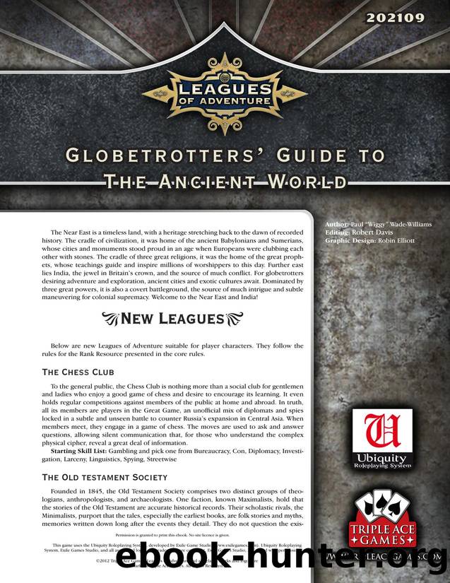 Globetrotters Guide to the Ancient World by Unknown