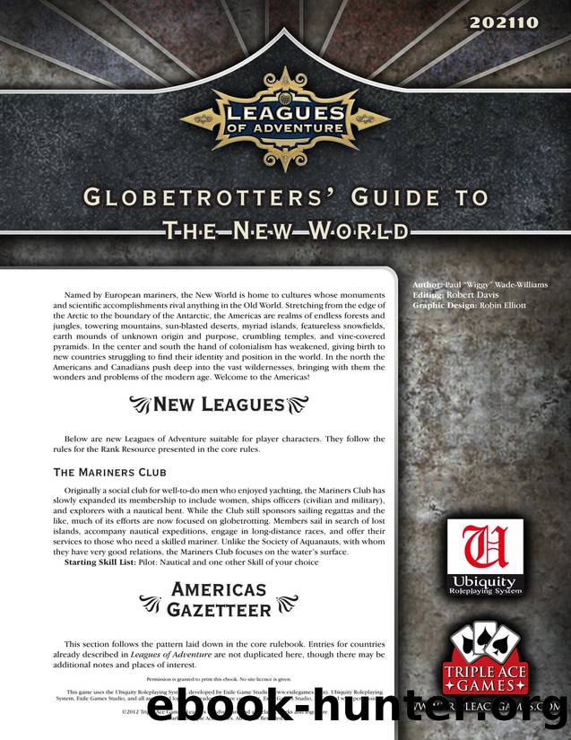 Globetrotters Guide to the New World by Unknown