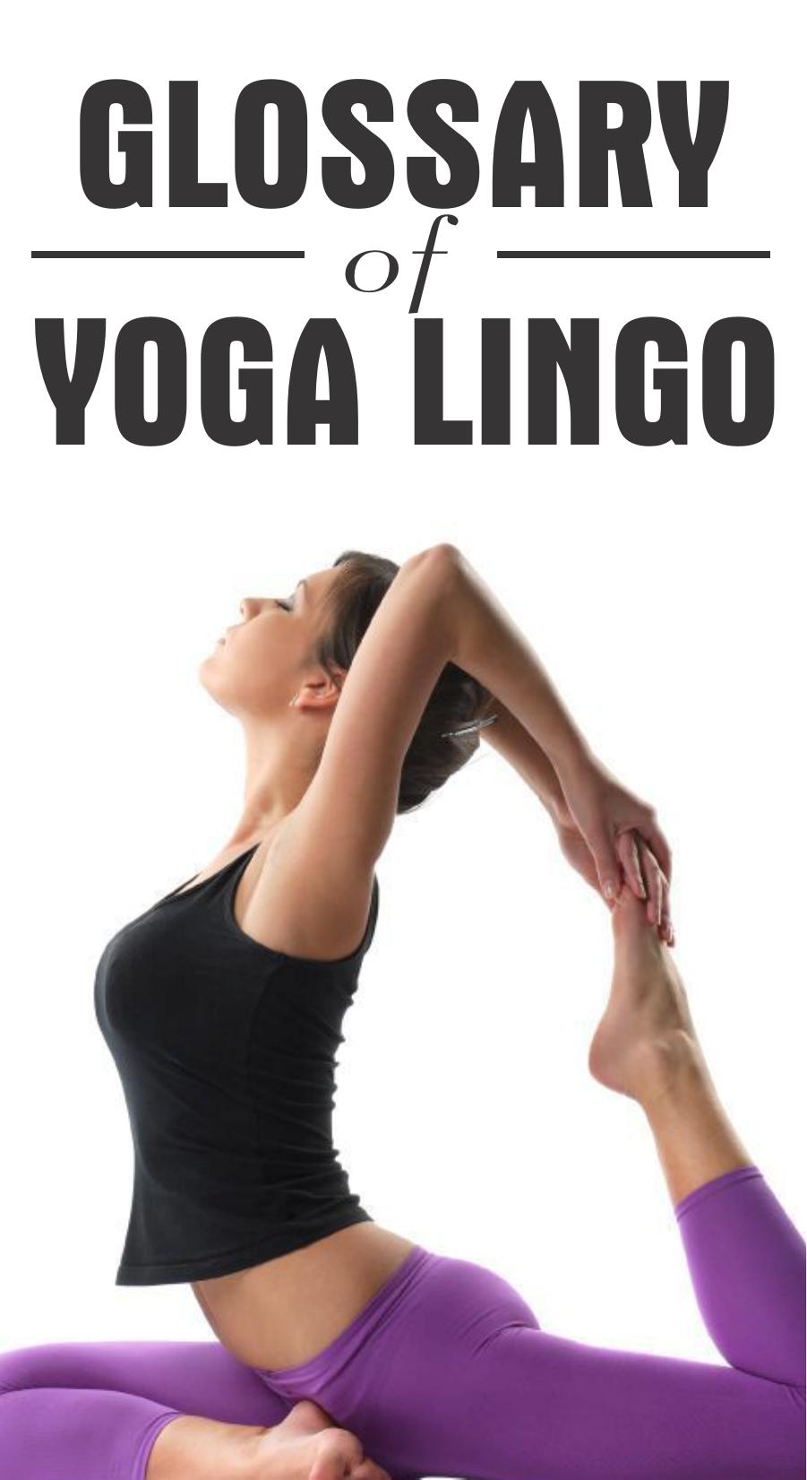 Glossary of Yoga Lingo by Eliana