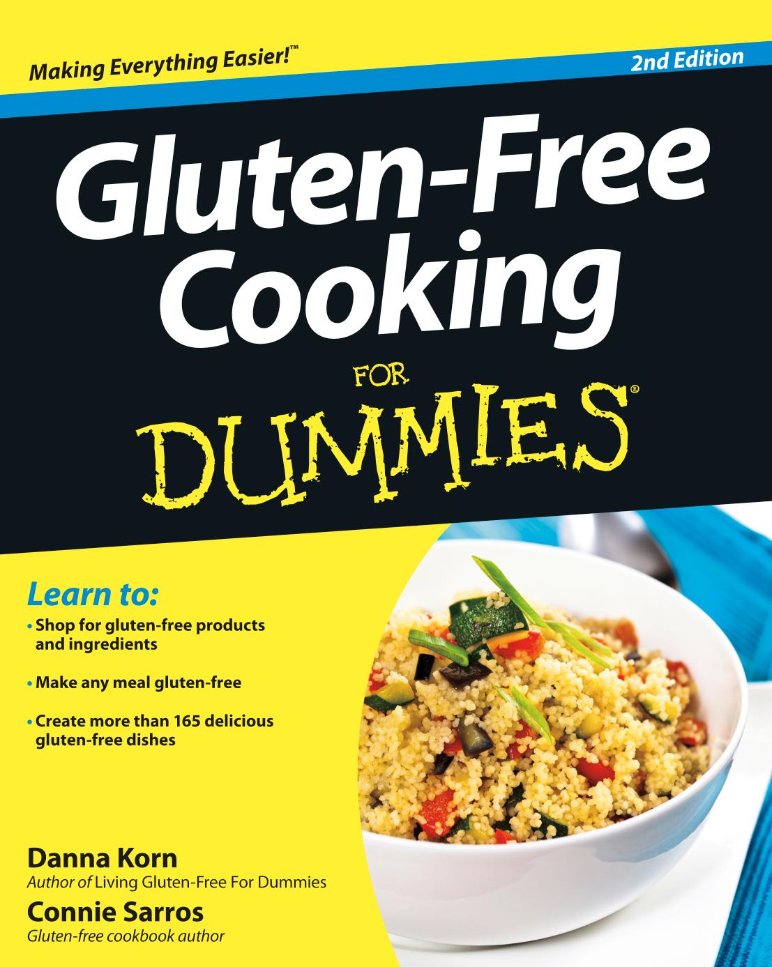 Gluten-Free Cooking For Dummies by Korn Danna