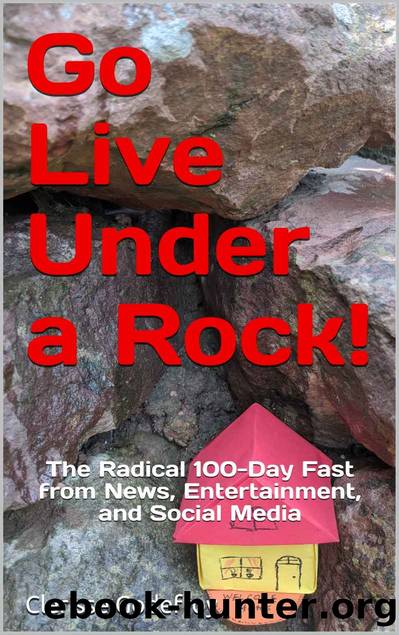 Go Live Under a Rock!: The Radical 100-Day Fast from News, Entertainment, and Social Media by Clarisse Godefroy
