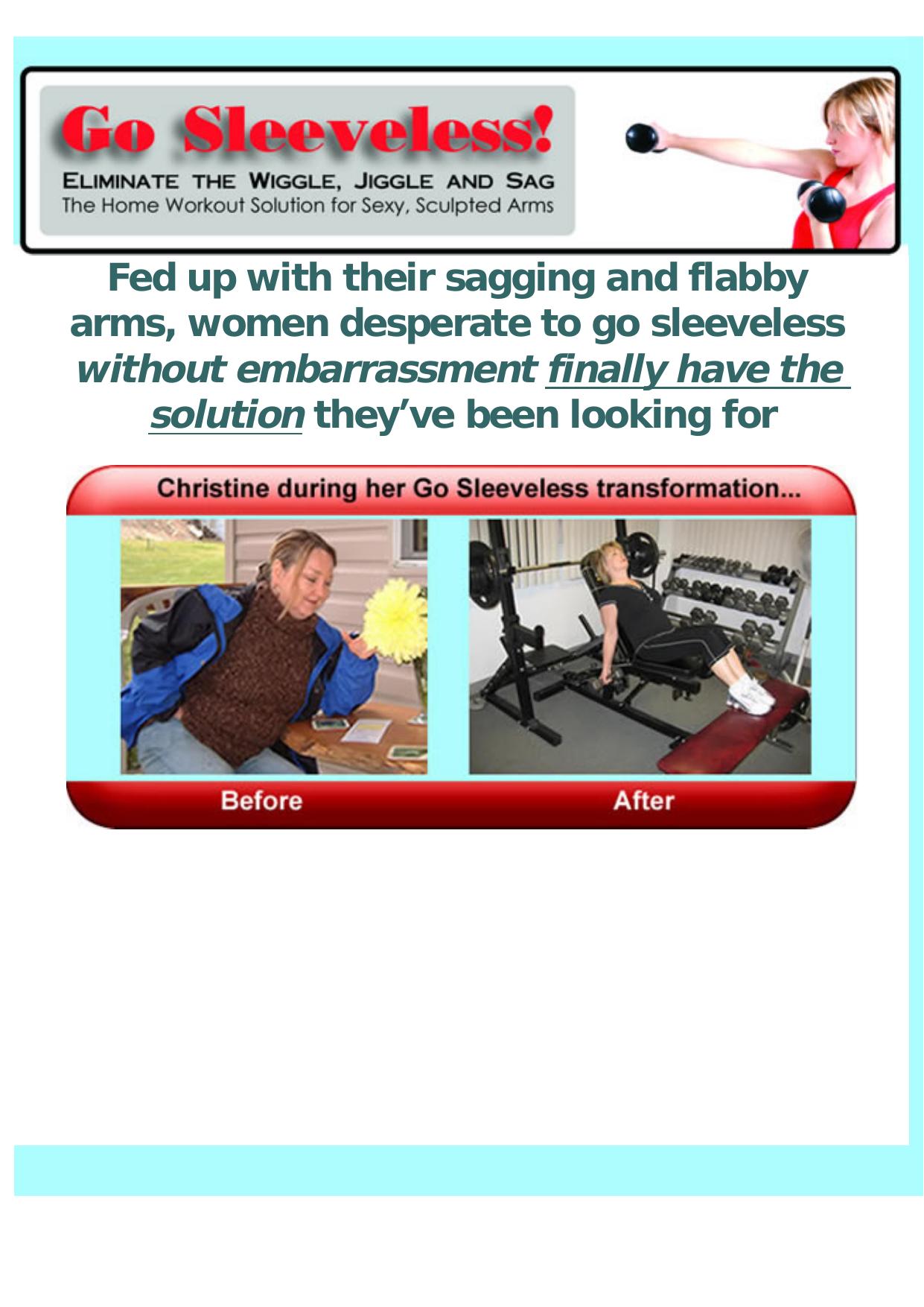 Go Sleeveless! From Sagging To Sculpted Arms In 6 Weeks Or Less. by Best of Kuszter's Collection