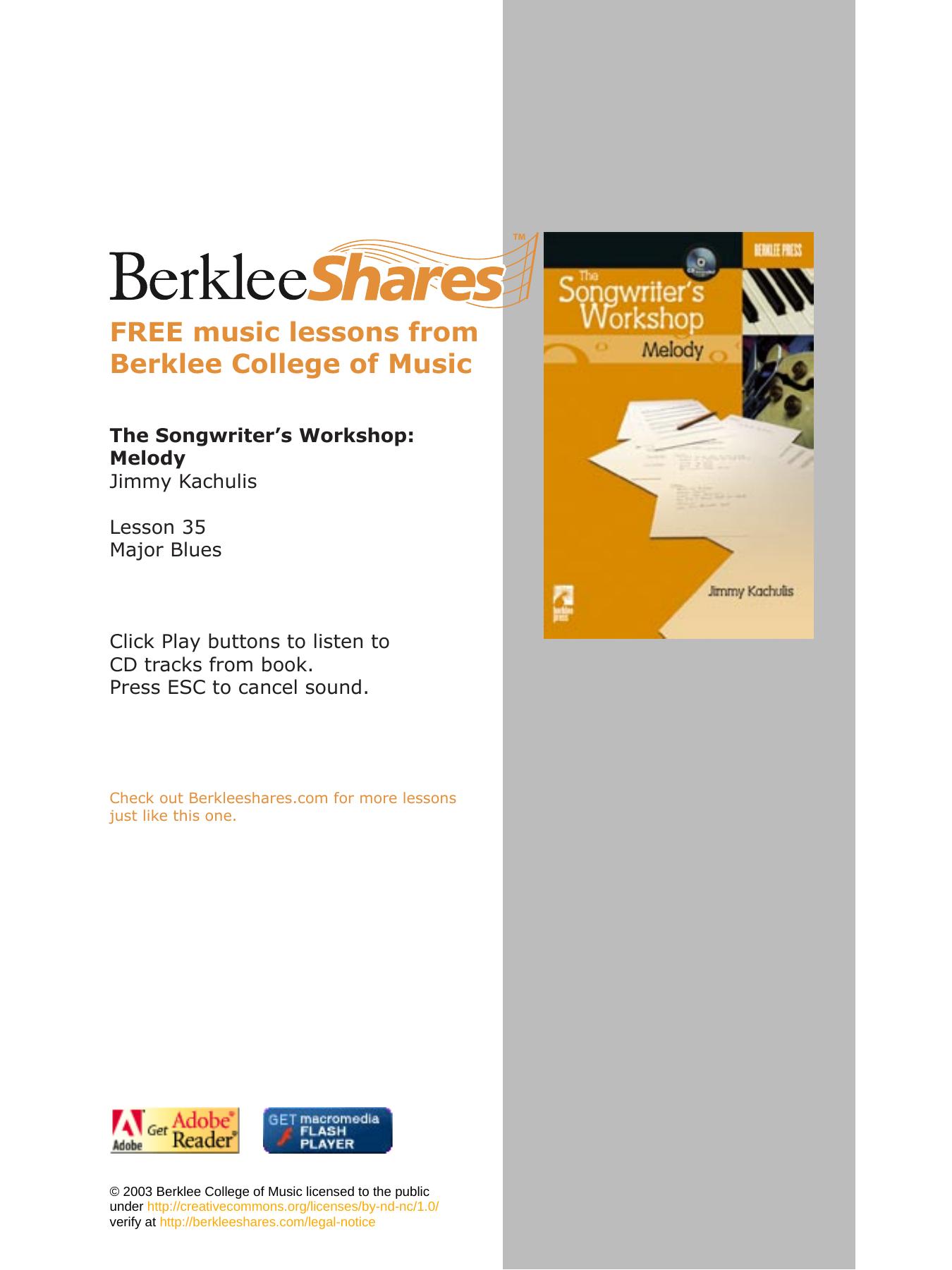Go to Berkleeshares.com for more FREE music lessons by Major Blues