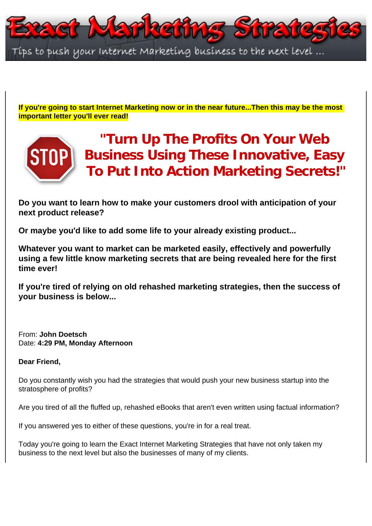 GoExact.com Make Money Online. by Best of Kuszter's Collection