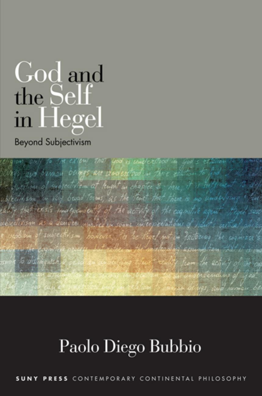 God and the Self in Hegel by Paolo Diego Bubbio