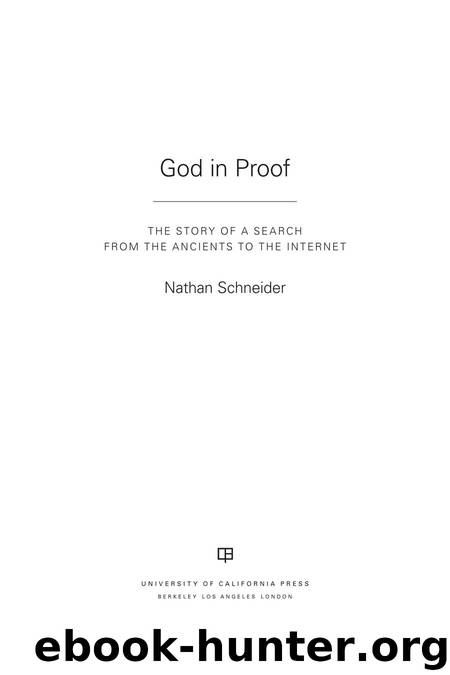 God in Proof by Nathan Schneider