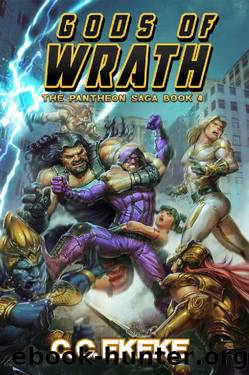 Gods of Wrath: A Superhero Adventure (The Pantheon Saga Book 4) by C.C. Ekeke