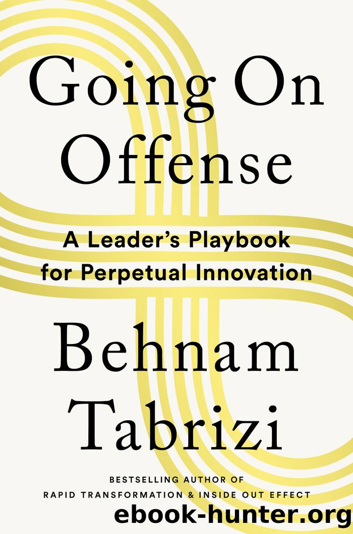 Going on Offense by Behnam Tabrizi