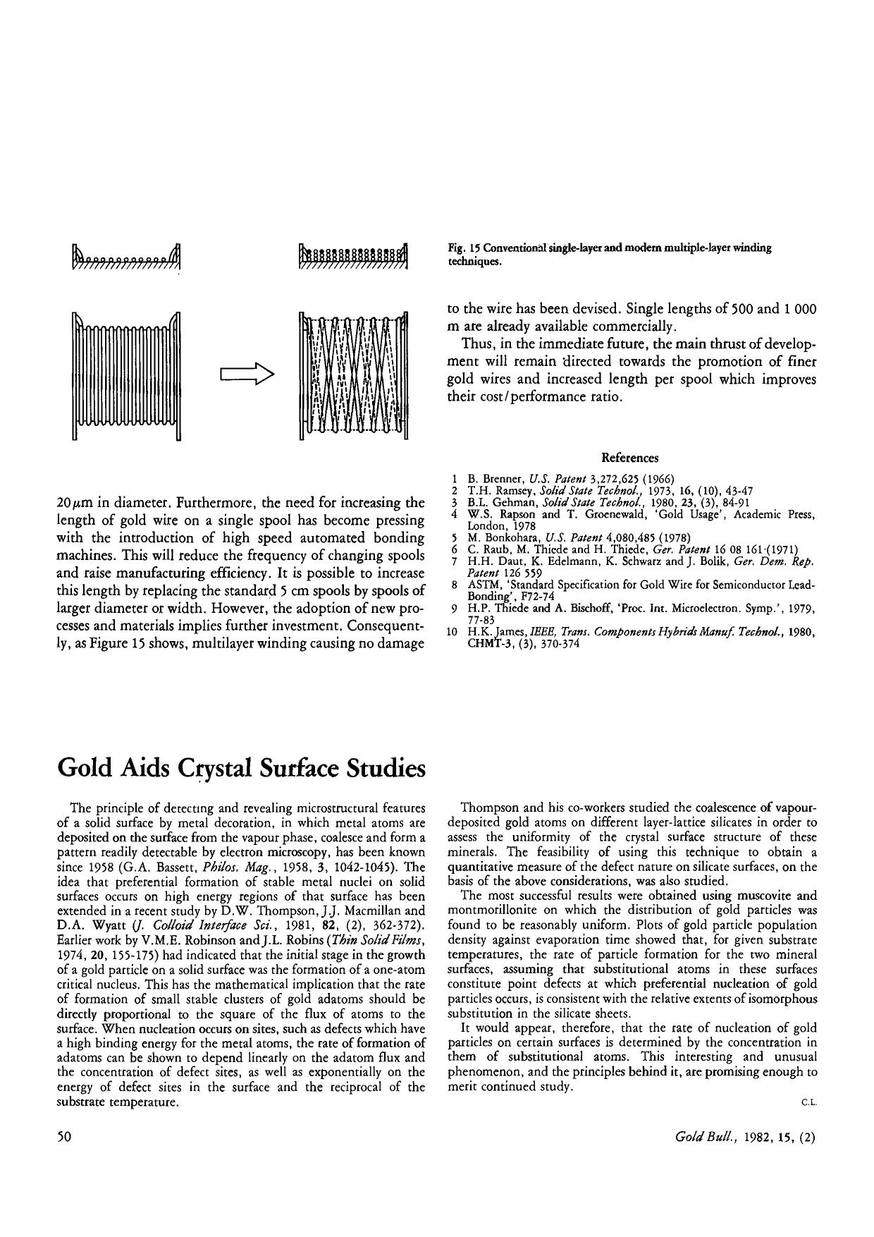 Gold aids crystal surface studies by Unknown