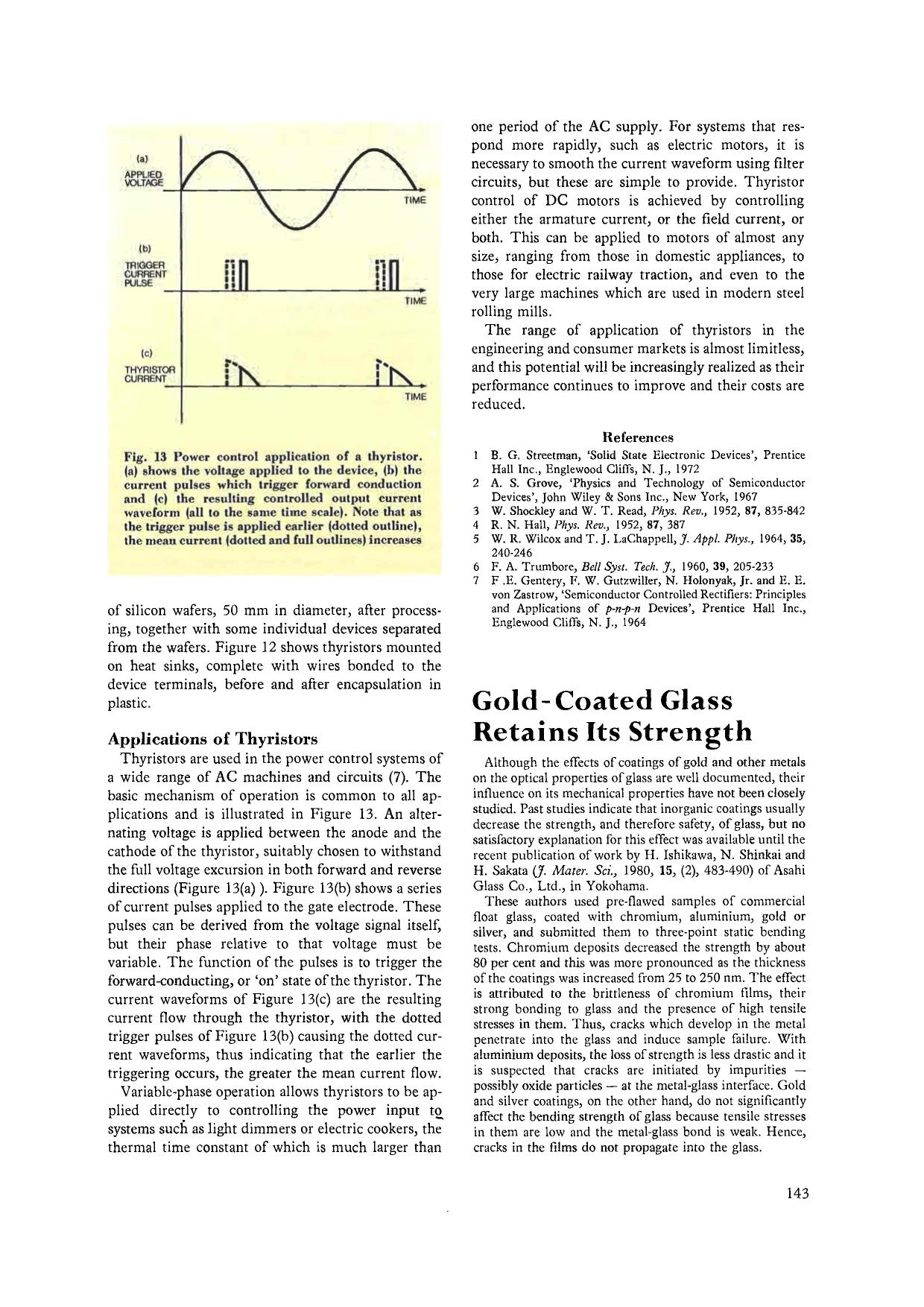 Gold-coated glass retains its strength by Unknown