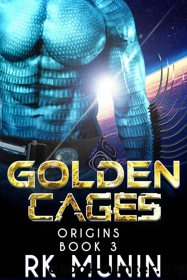 Golden Cages: Scifi, Alien Warrior Romance (Human Pets of Talin - Origins Book 3) by RK Munin