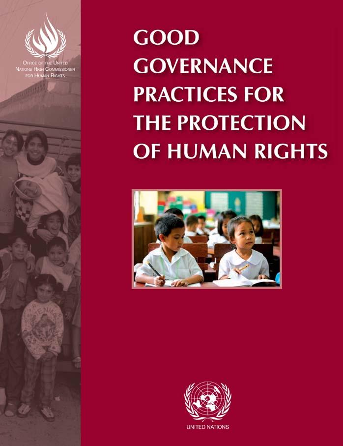 Good Governance Practices for the Protection of Human Rights by United Nations