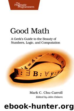 Good Math (for Jan S Morrison) by Mark C. Chu-Carroll