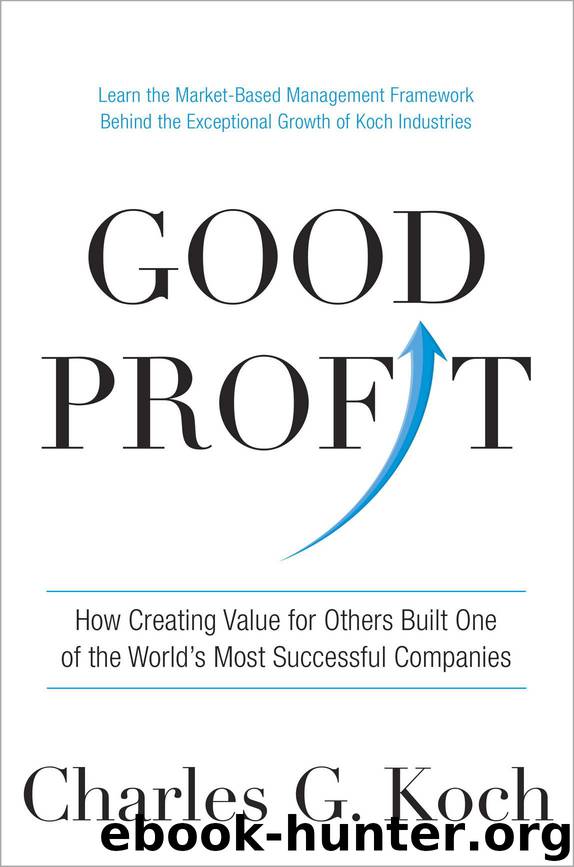 Good Profit: How Creating Value for Others Built One of the World's Most Successful Companies by Charles G. Koch