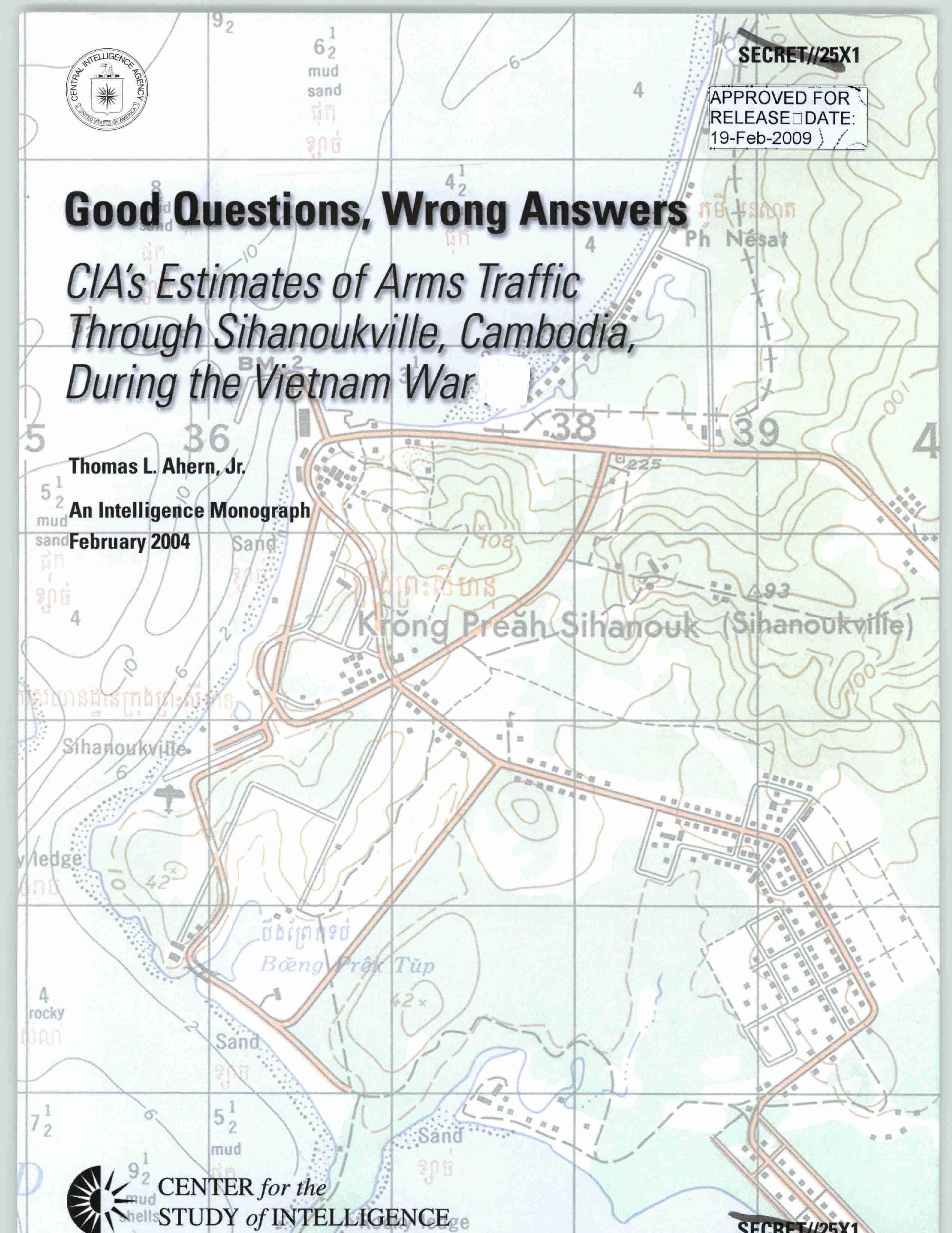 Good Questions, Wrong Answers by Unknown