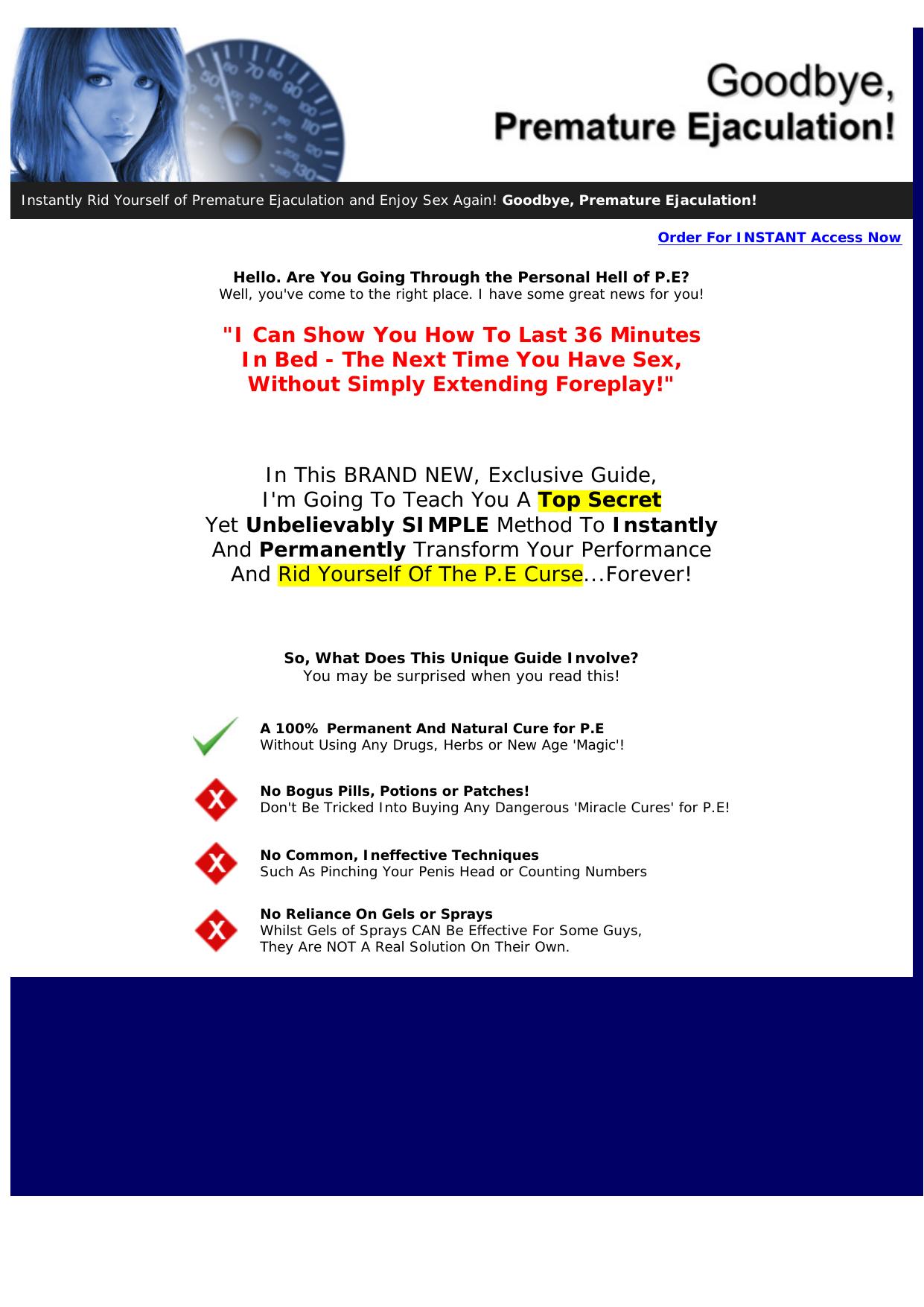 Goodbye, Premature ! ---new--- by Best of Kuszter's Collection