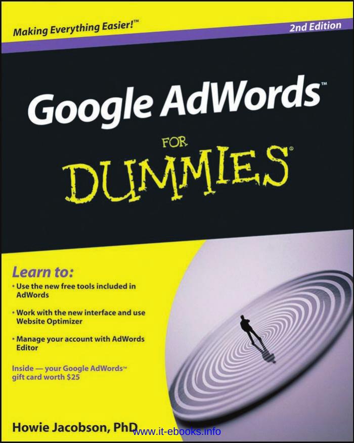 Google AdWords for Dummies by Jacobson Howie