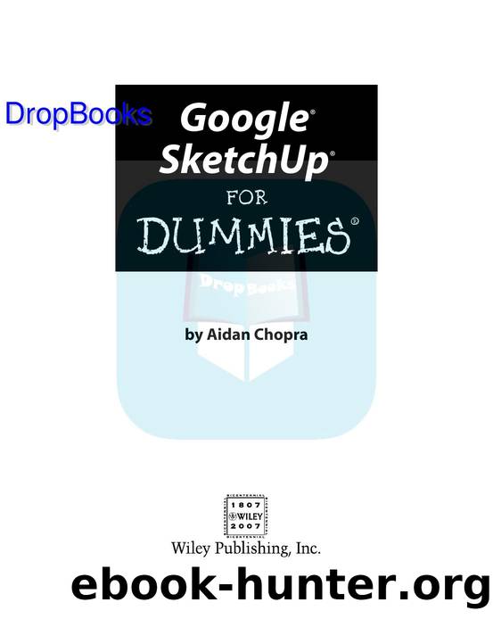 Google SketchUp for Dummies ISBN by 0470137444 DropBooks APP